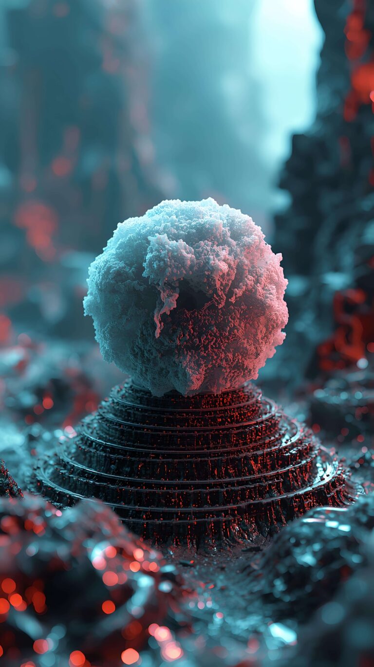 Alien Crystal Formation 2 Wallpaper