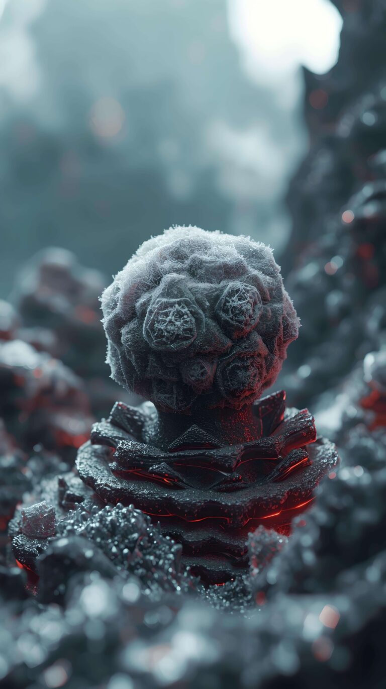 Alien Crystal Formation Wallpaper