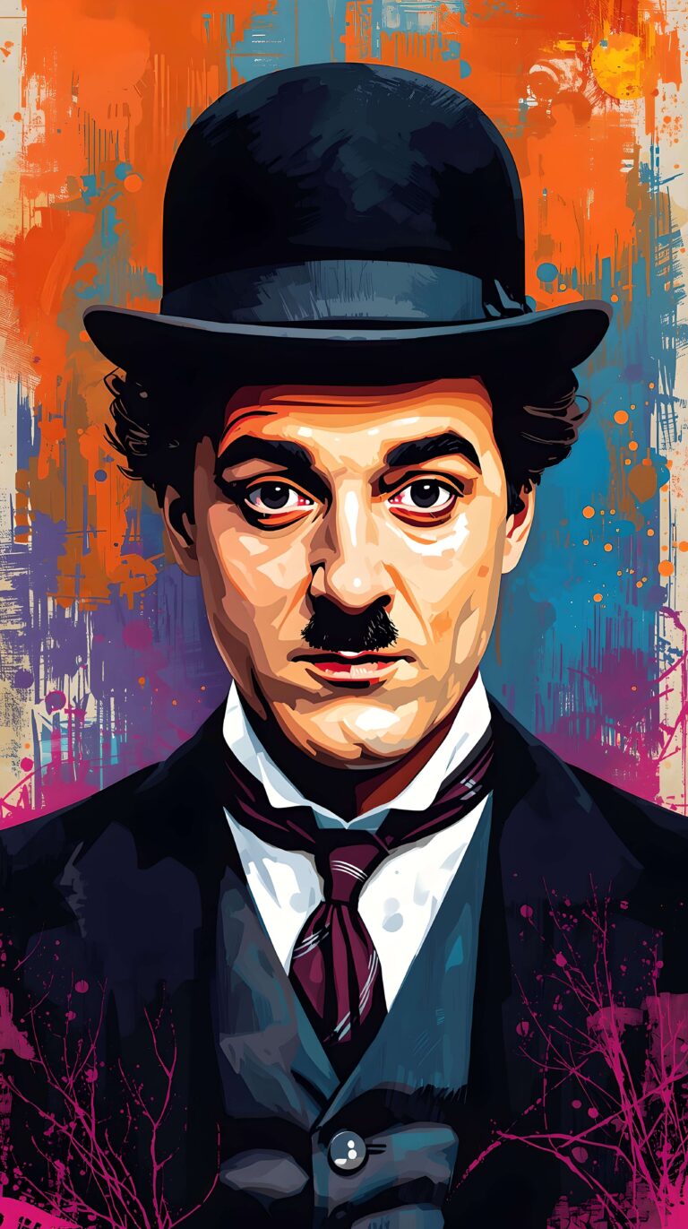 Chaplin in Color 2 Wallpaper