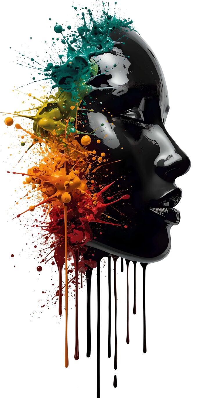 Chromatic Silhouette 2 Wallpaper