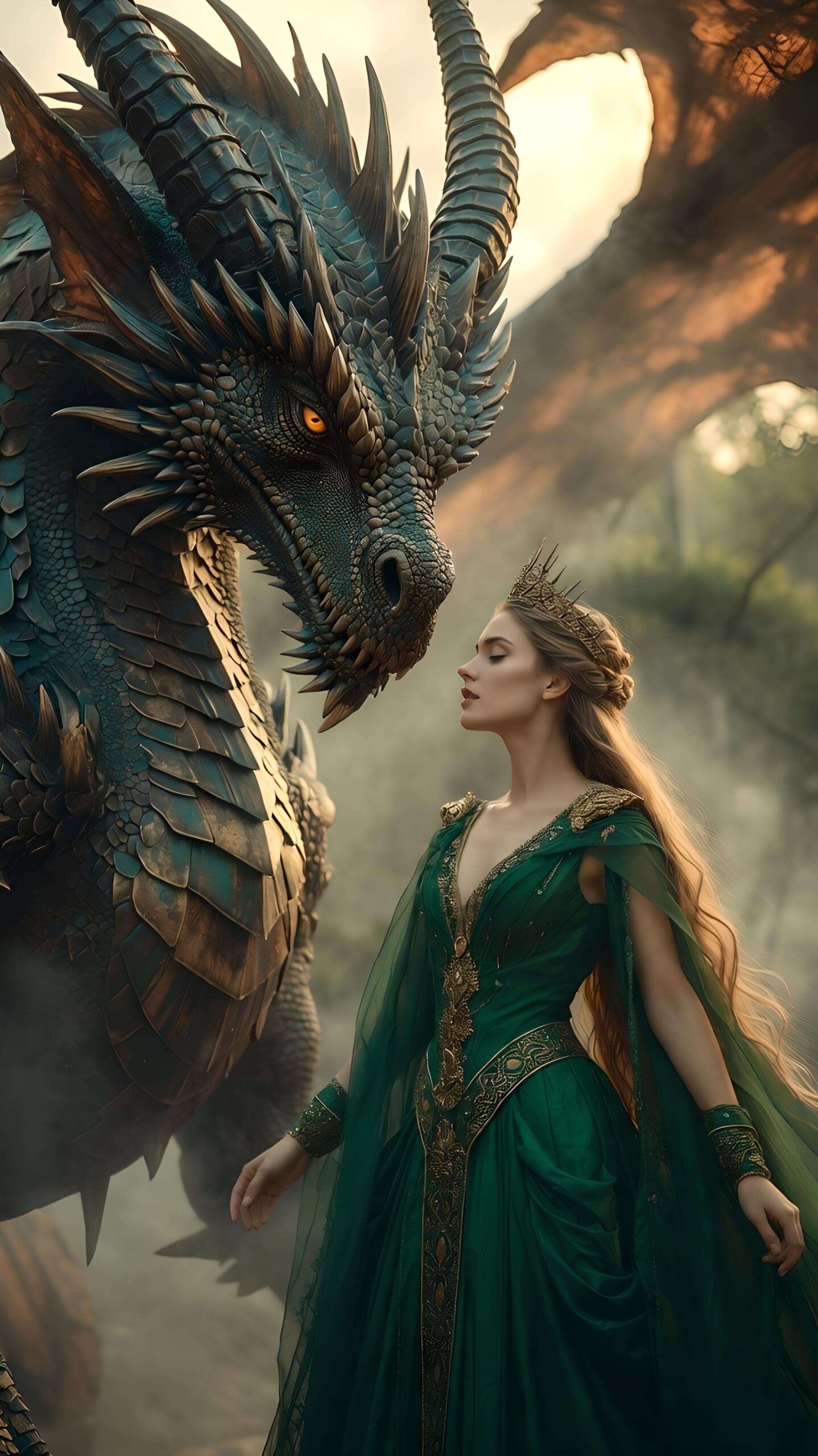 Bond of Flame and Crown Wallpaper