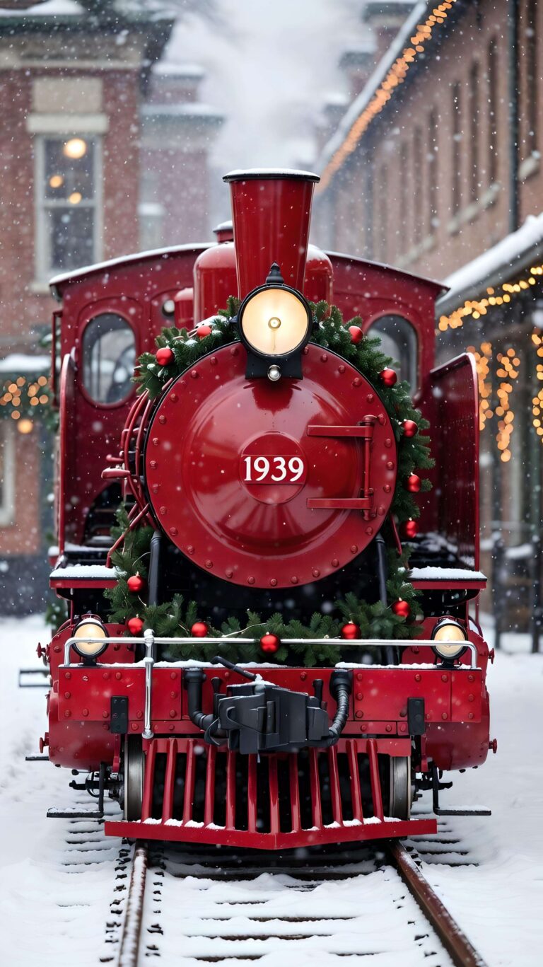 Christmas Express at Station 2 Wallpaper