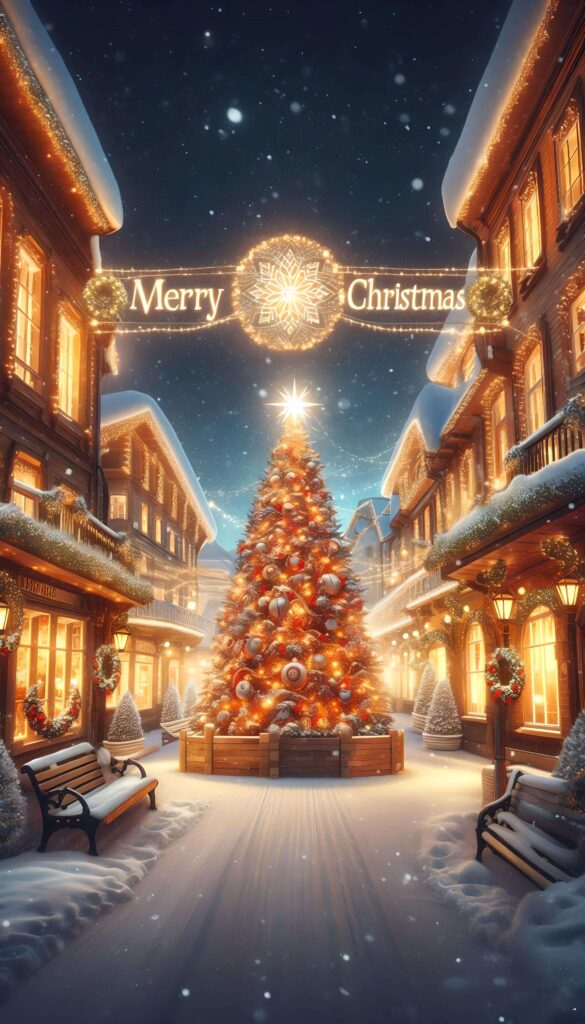 Christmas Village 2 Wallpaper