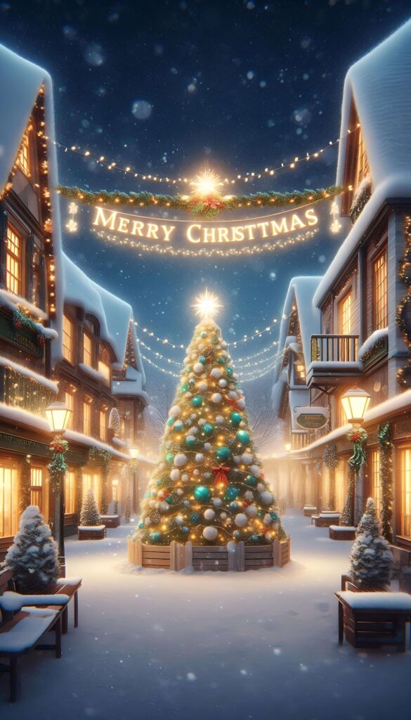 Christmas Village Wallpaper