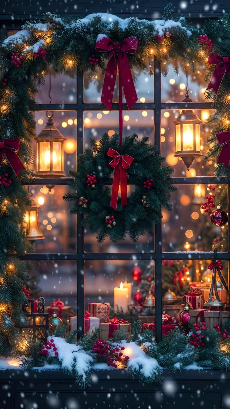 Christmas Window 2 Wallpaper