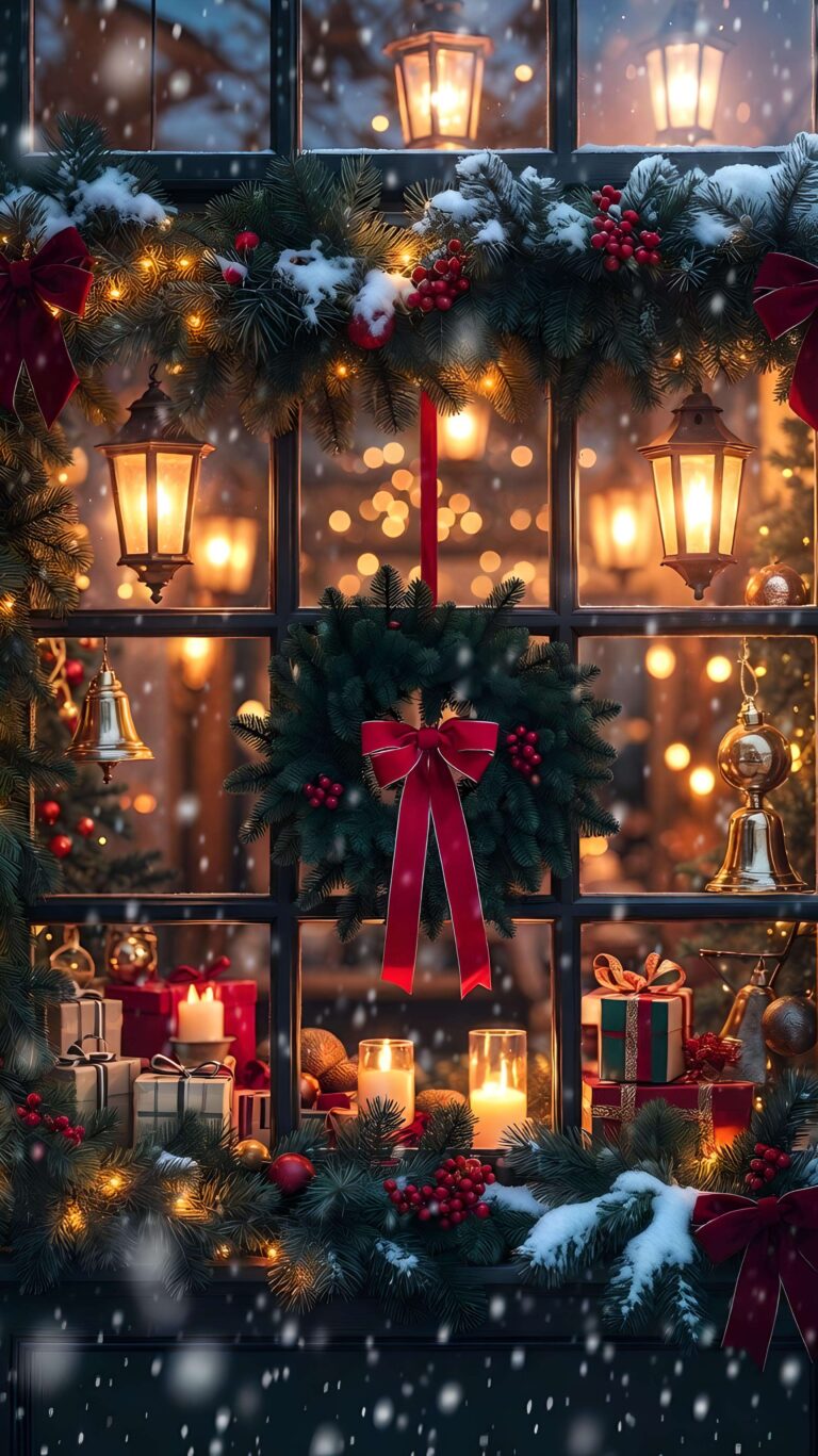 Christmas Window Wallpaper