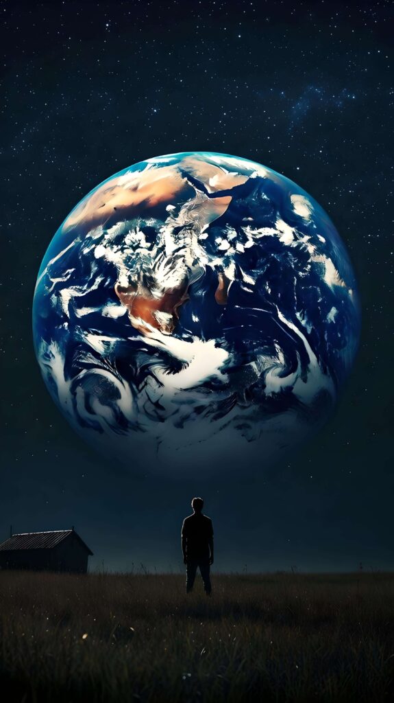 Cosmic Earth Wallpaper