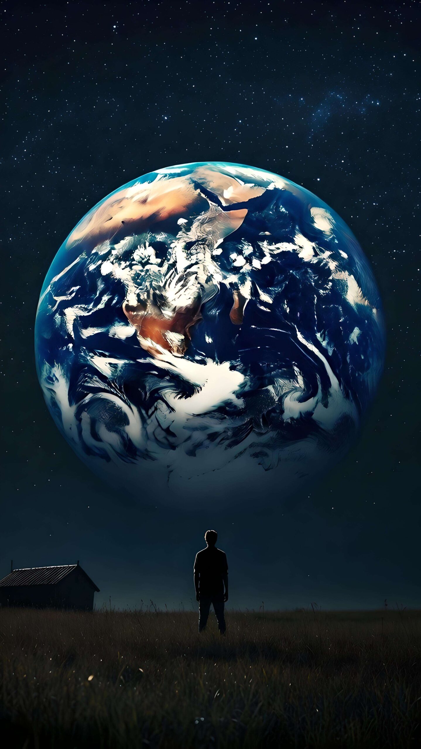 Cosmic Earth Wallpaper