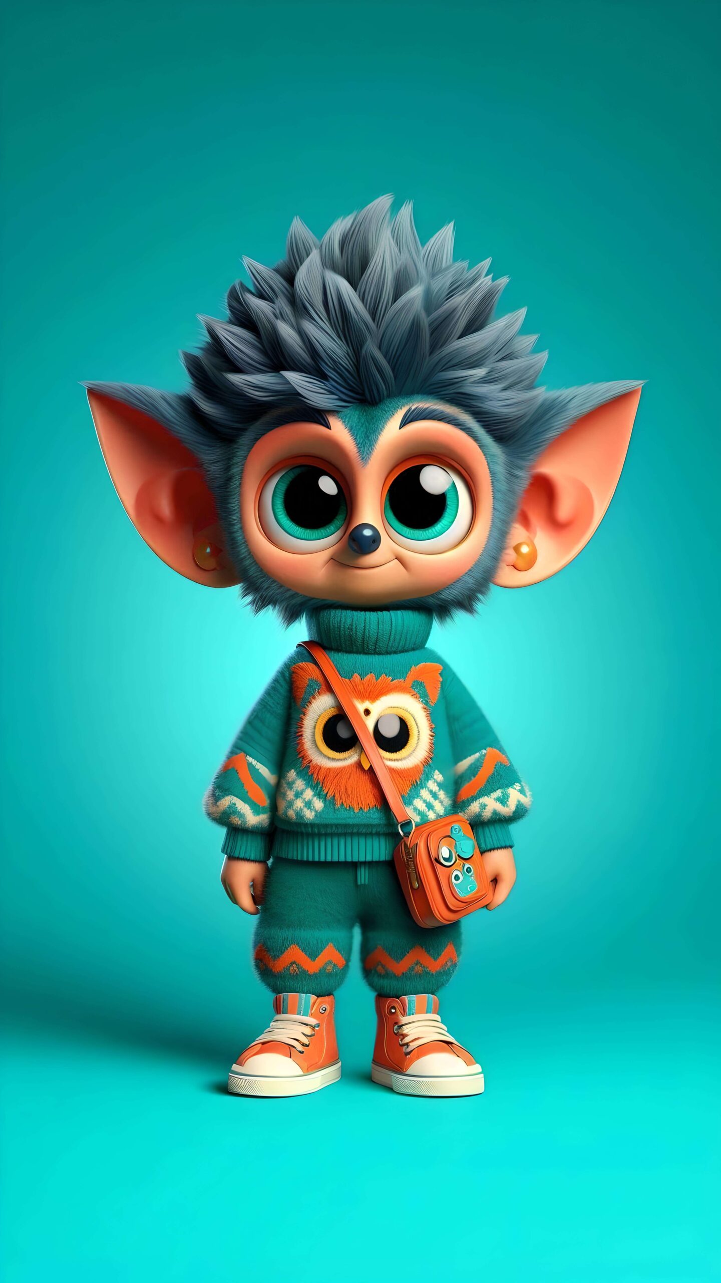 Cozy Critter Style Splash Wallpaper