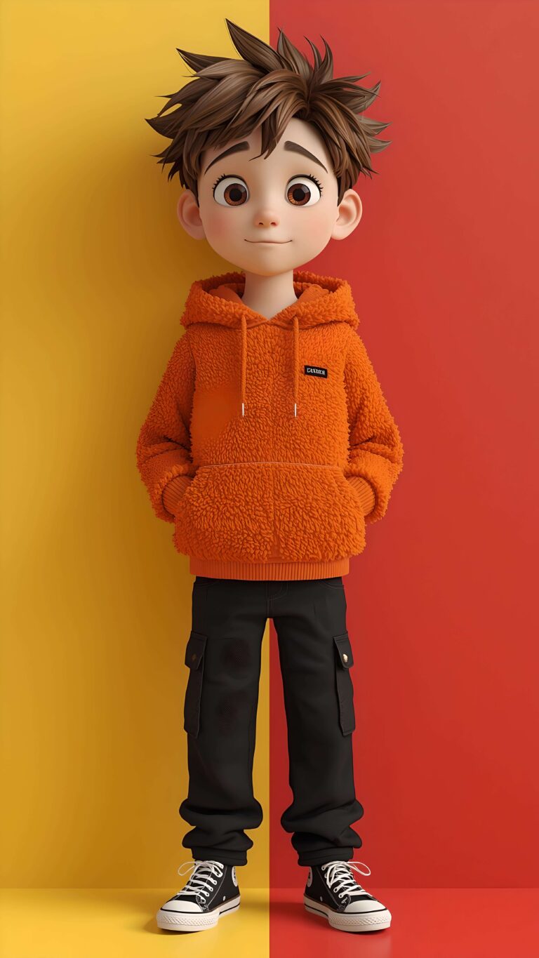 Cozy Street Style Kid 2 Splash Wallpaper