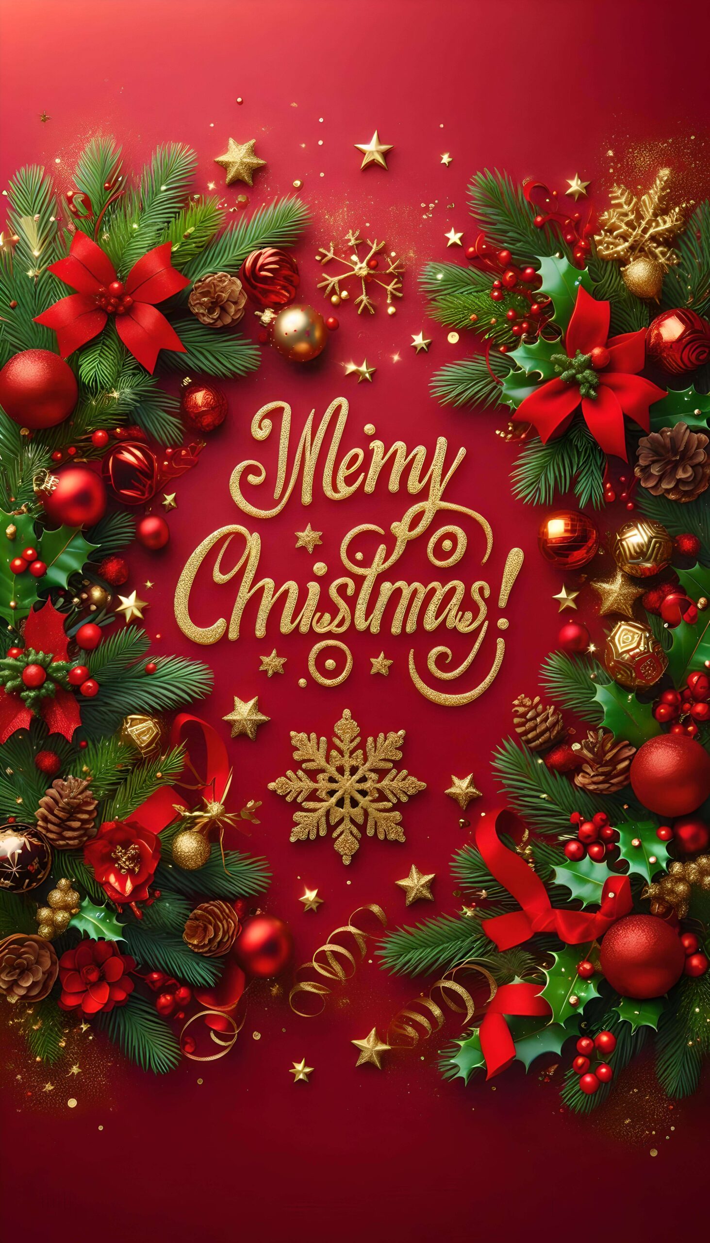 Crimson Sparkle 2 Wallpaper