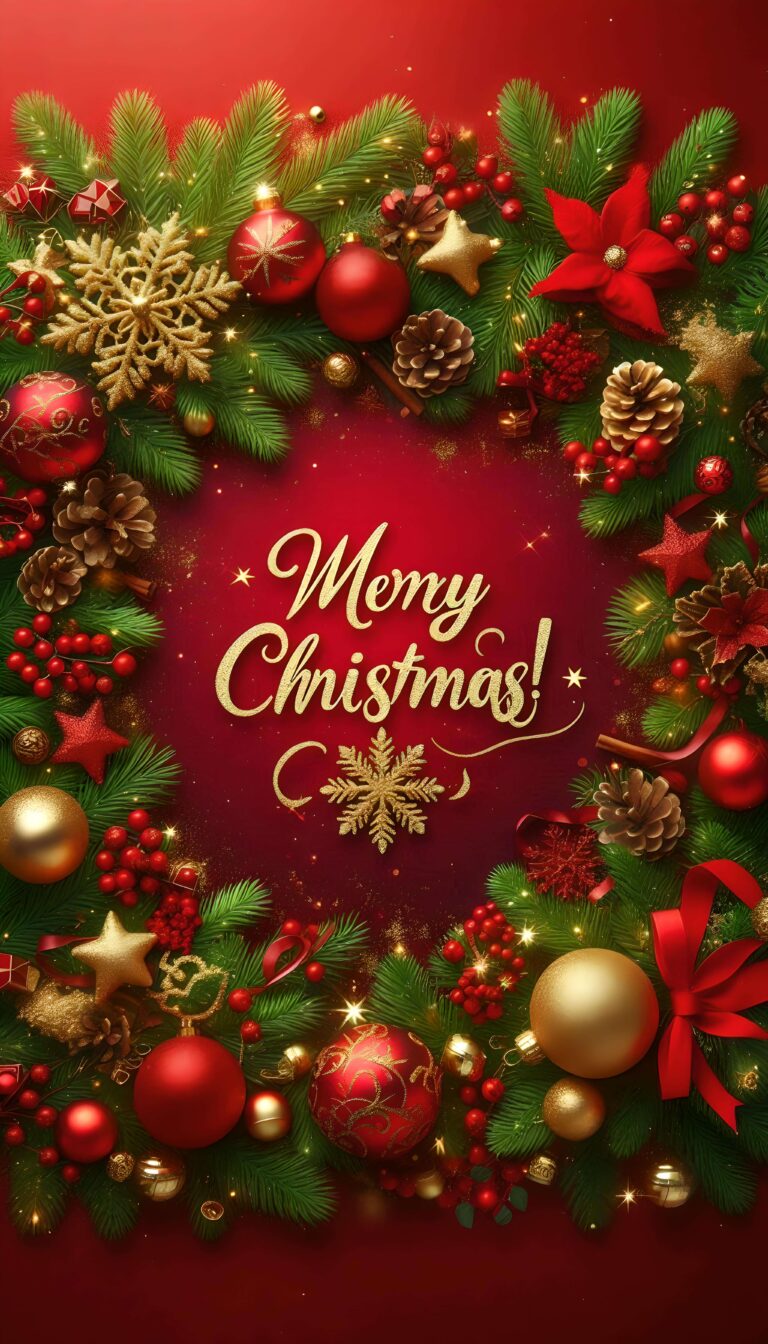 Crimson Sparkle Wallpaper