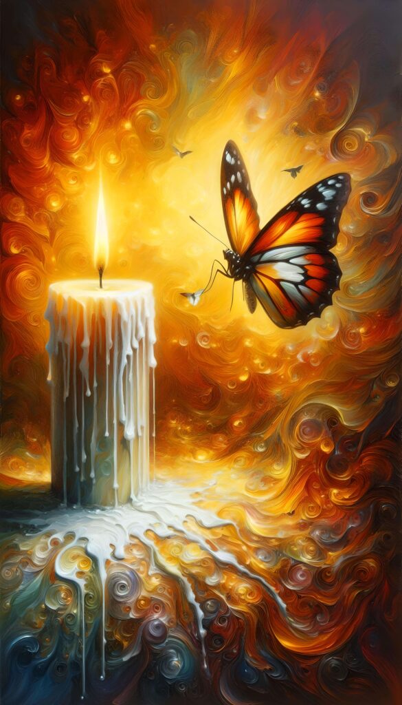 Drawn to the Flame 2 Wallpaper