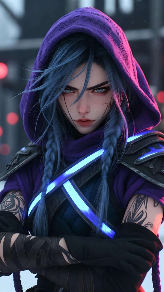 Echoes of the Frost born Flame Wallpaper