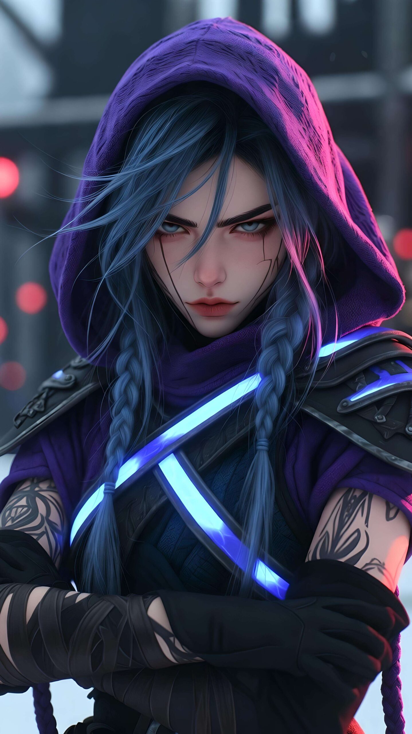 Echoes of the Frost born Flame Wallpaper