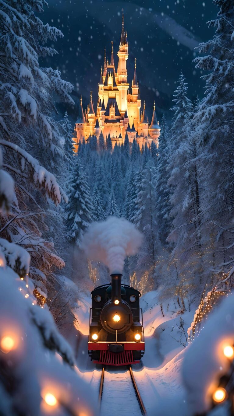 Enchanted Journey to the Winter Castle 2 Wallpaper