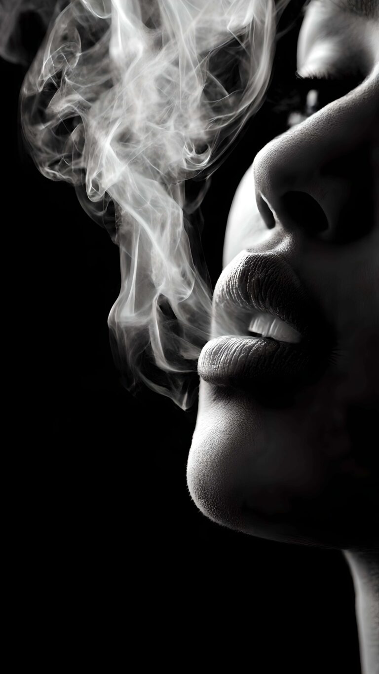 Exhale Noir Wallpaper