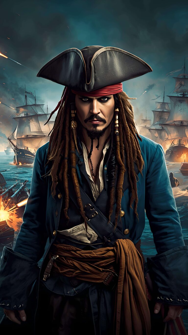 Fire on the Horizon Wallpaper