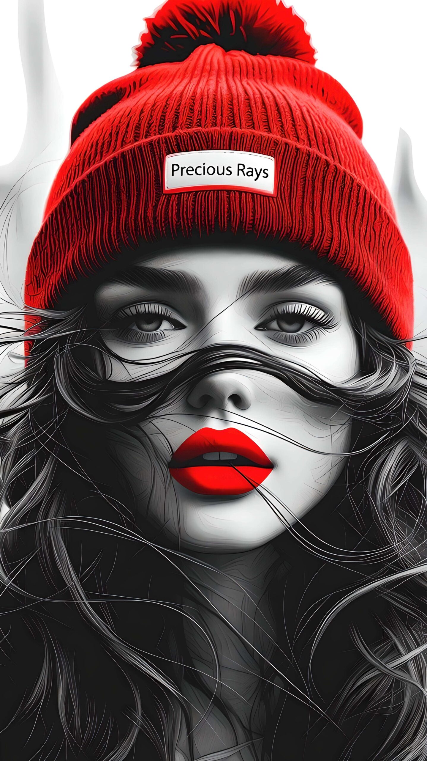 Frosted Flame Wallpaper