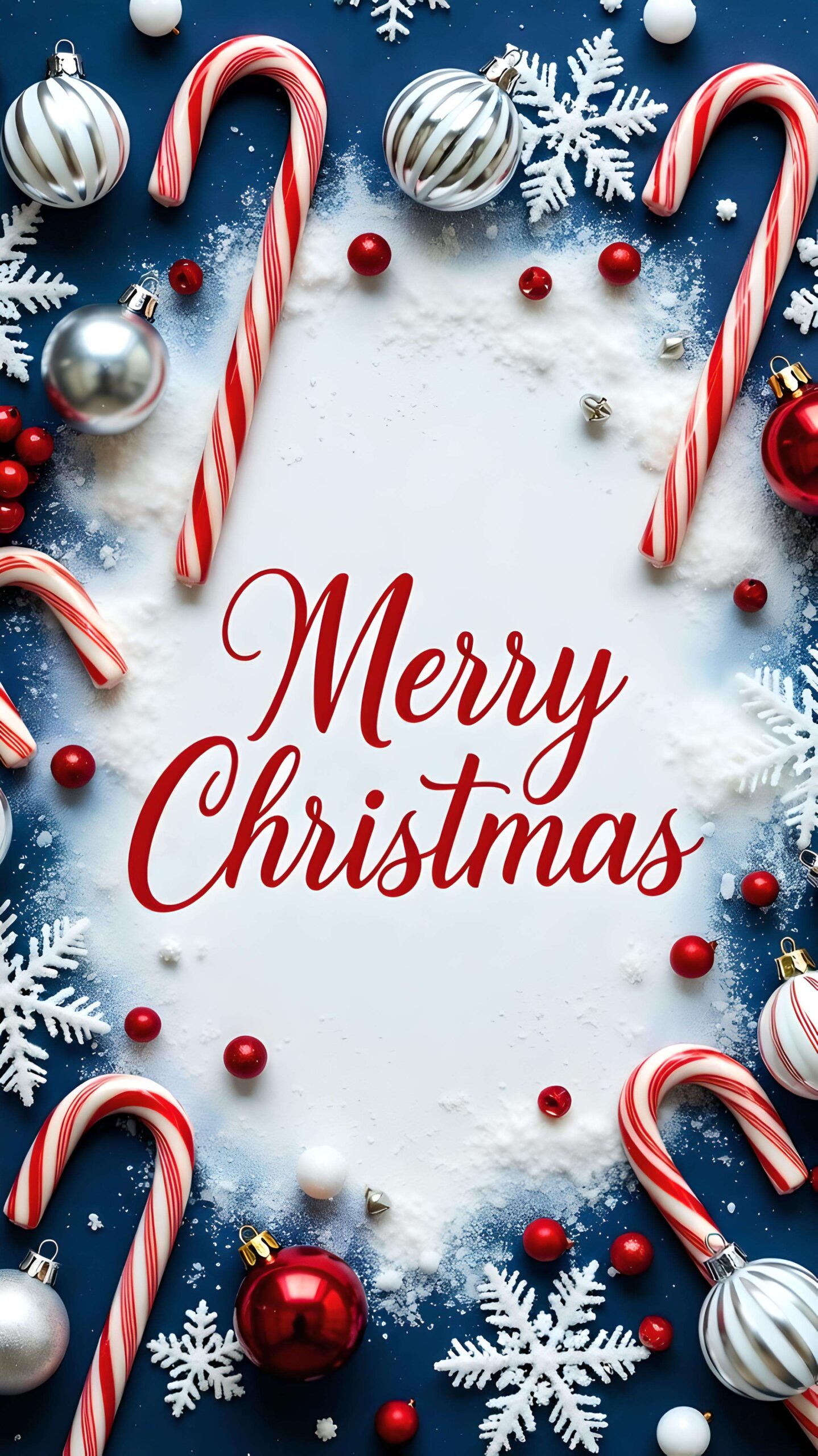 Frosted Wishes and Holiday Sparkle Wallpaper