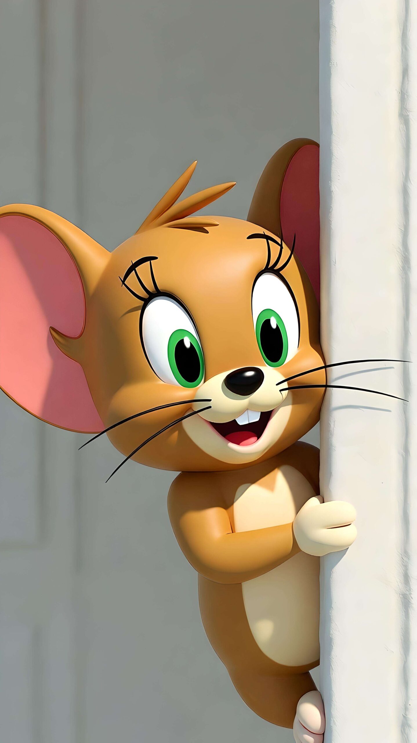 Happy Mouse Surprise Wallpaper