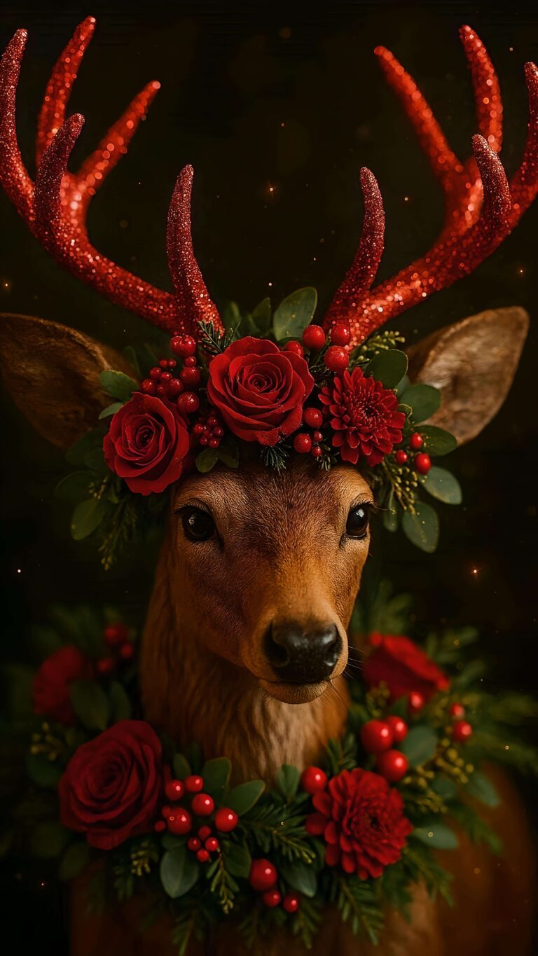 Holiday Bloom Wallpaper