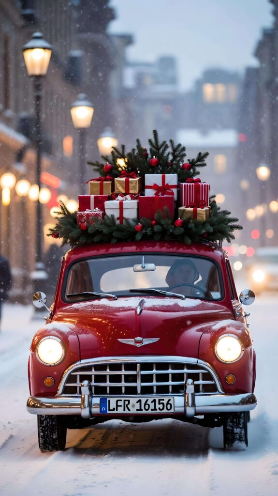 Holiday Drive Through Wallpaper