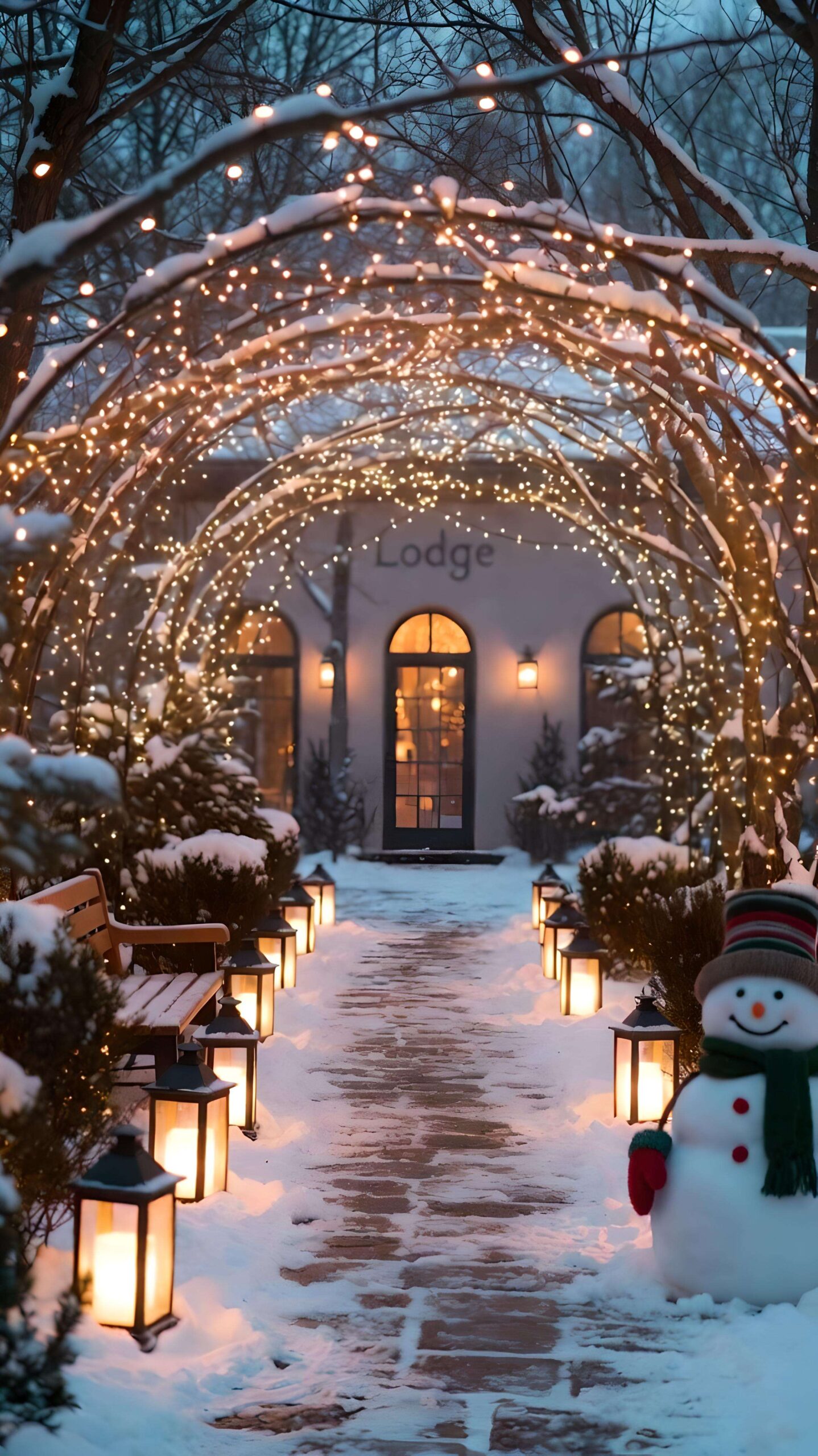 Holiday Lodge Wallpaper