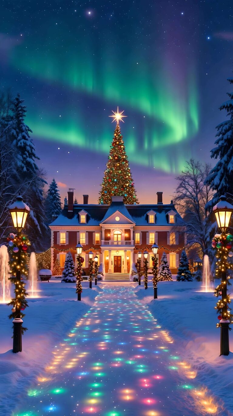 Holiday Mansion Wallpaper