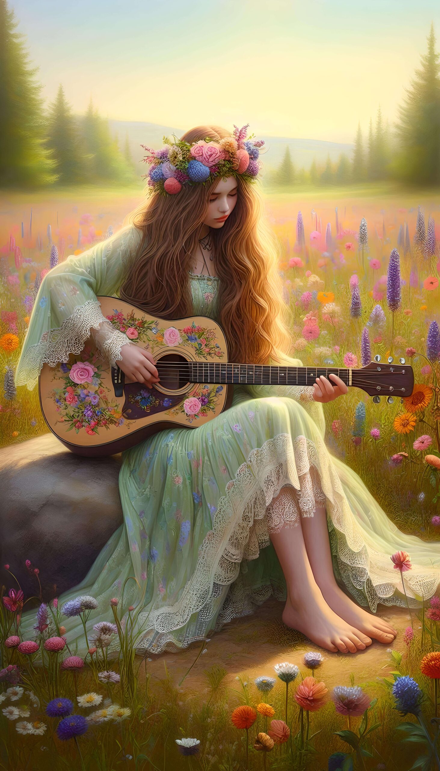 Melody in Bloom 2-Wallpaper