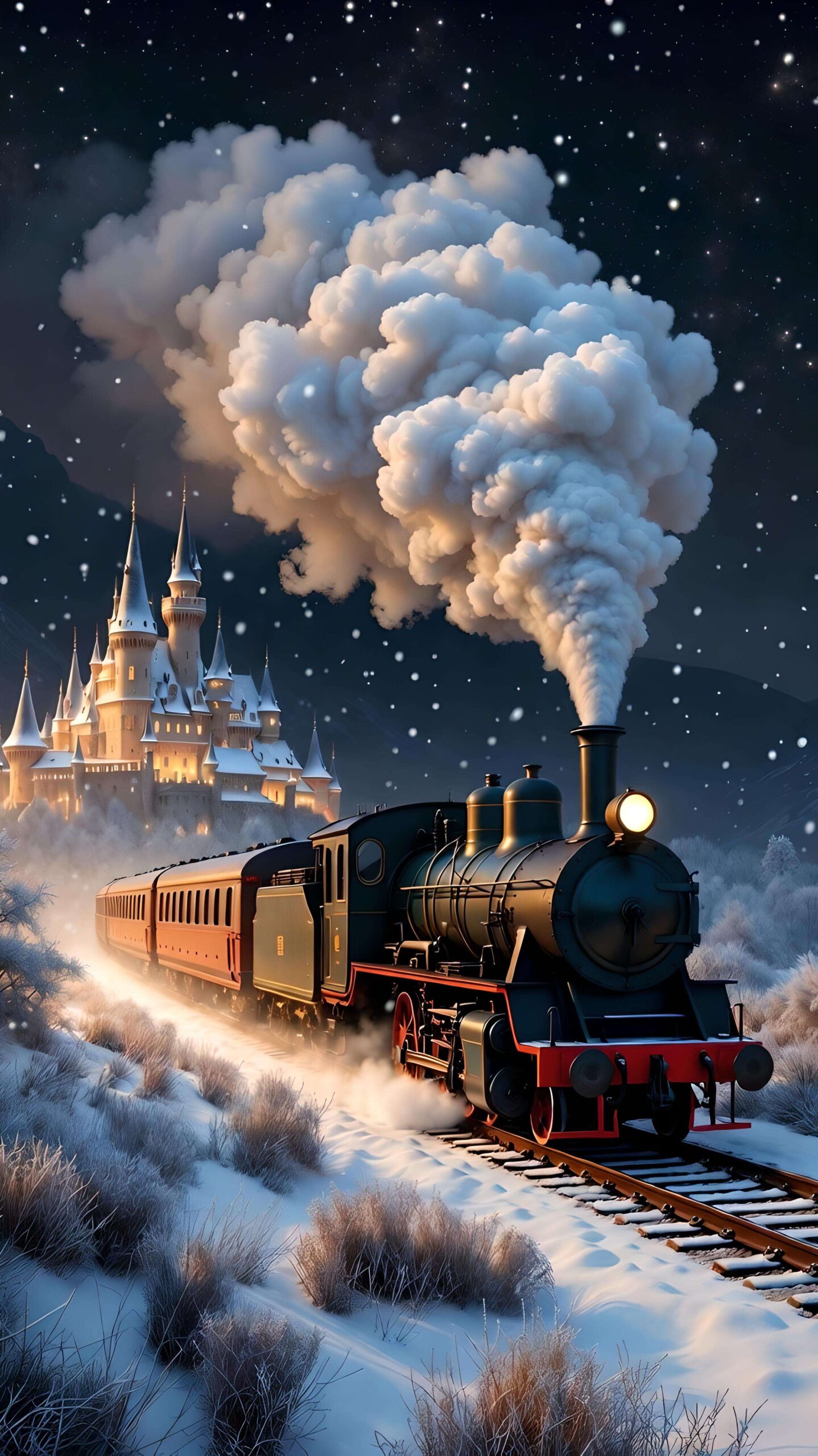 Midnight Express to the Enchanted Castle Wallpaper