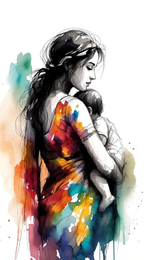 Mother’s Embrace Wallpaper