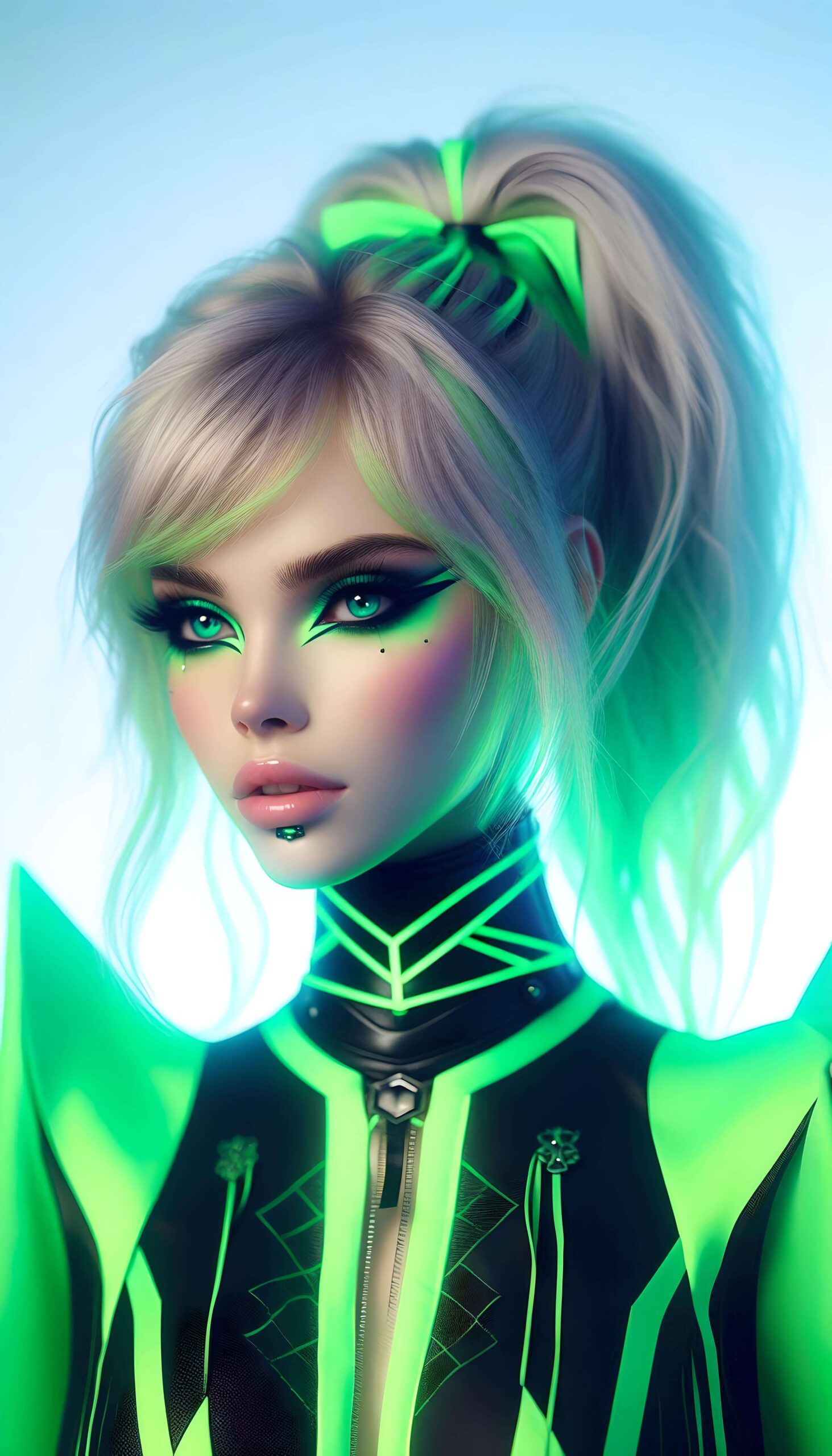 Neon Muse 2 Wallpaper
