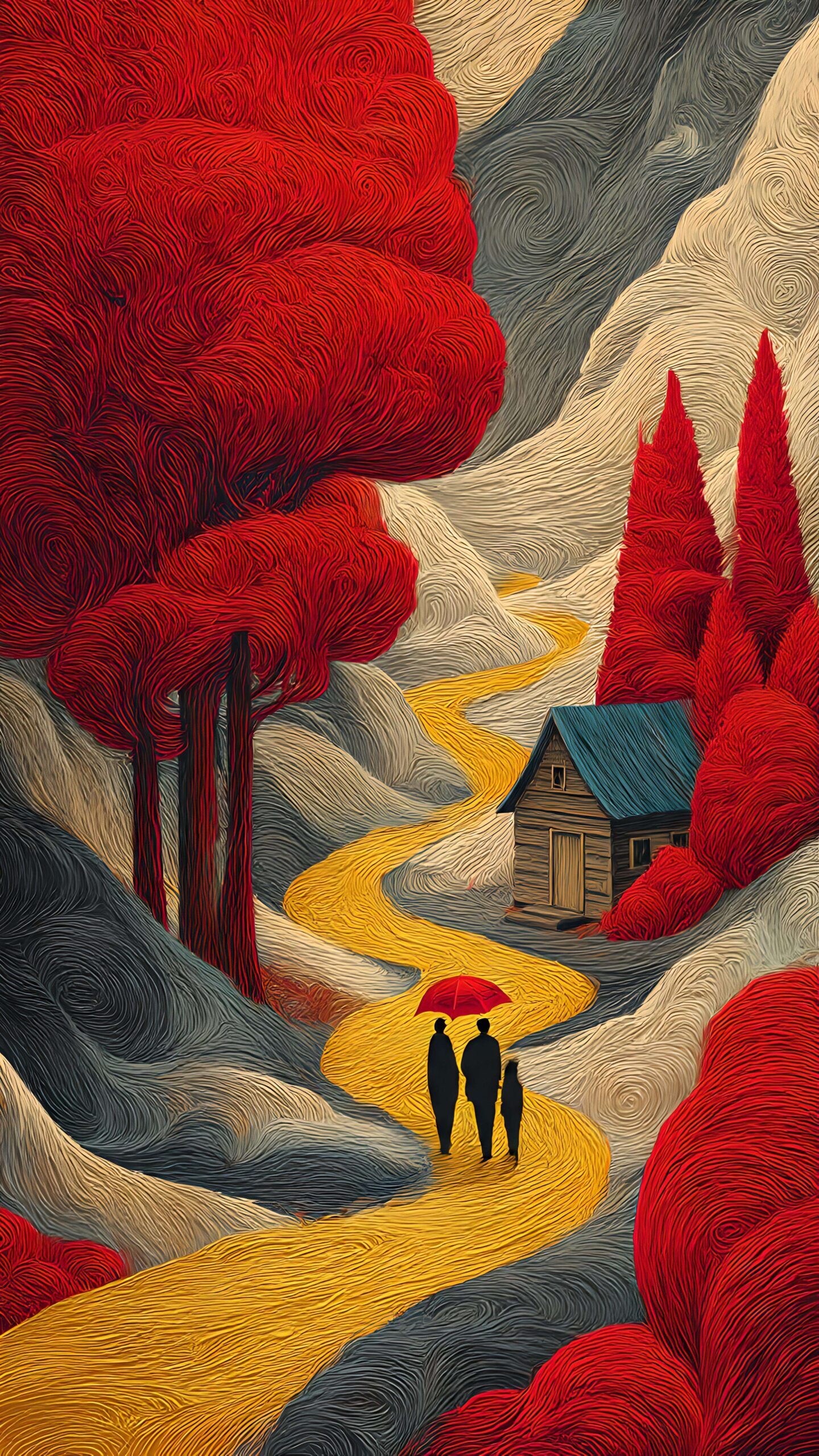 Path of Crimson Whispers Wallpaper