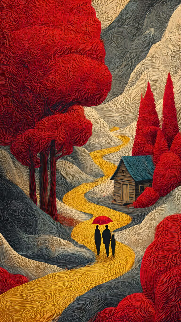 Path of Crimson Whispers Wallpaper