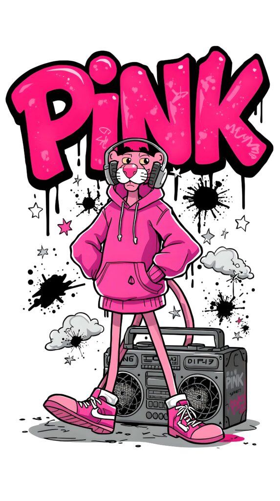 Pink Panther Street Vibes 2 Wallpaper