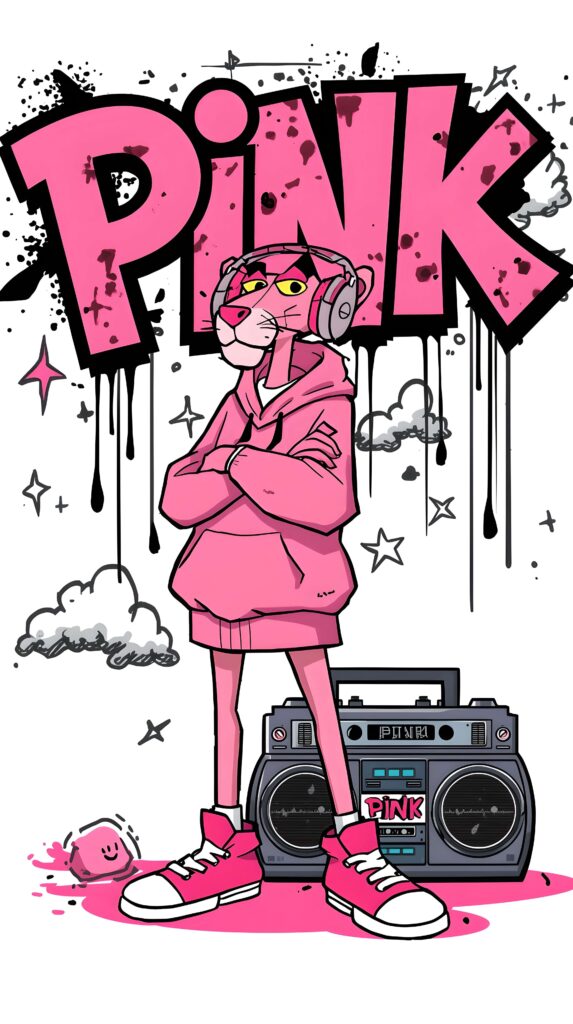 Pink Panther Street Vibes 3 Wallpaper