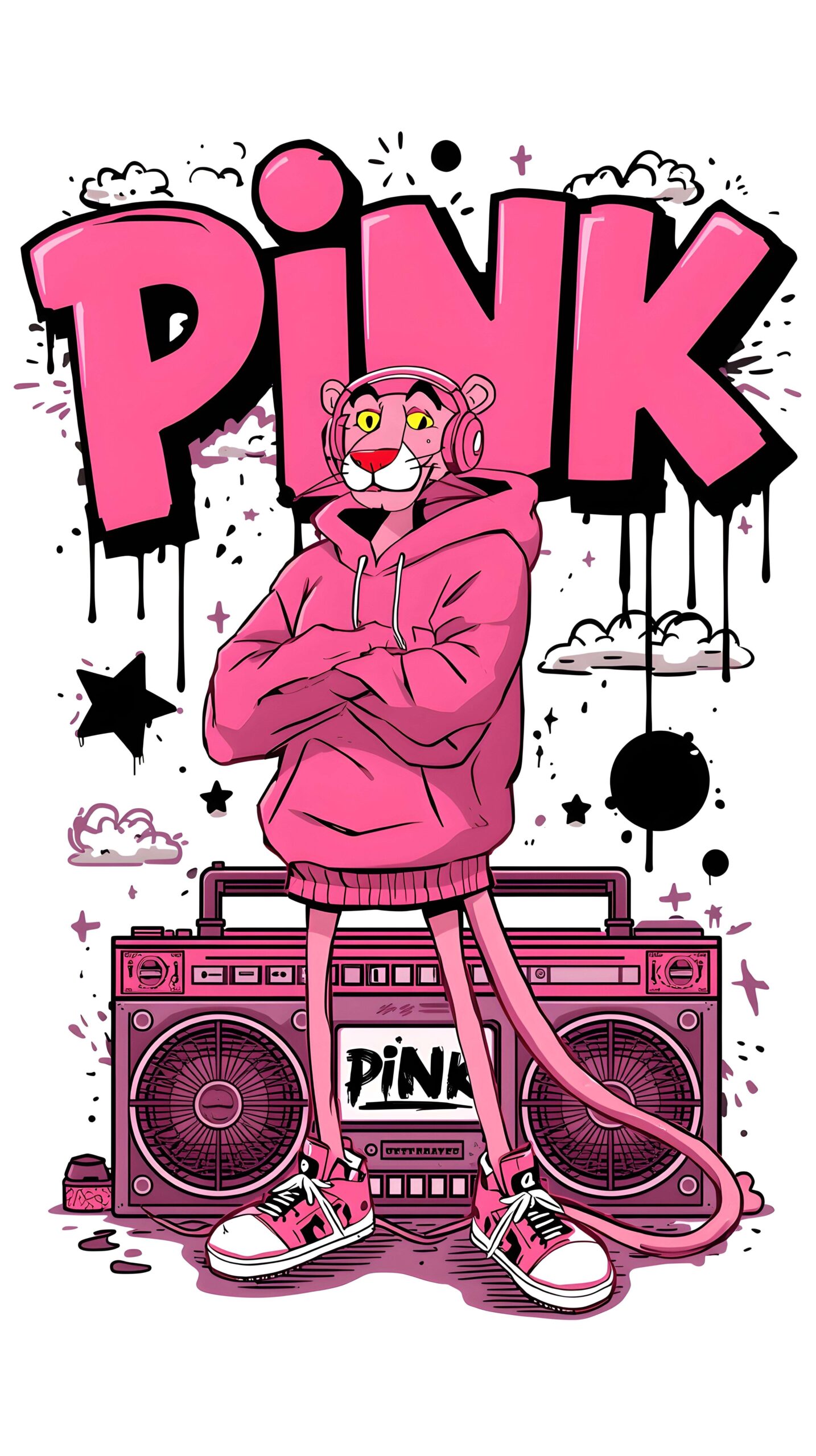 Pink Panther Street Vibes Wallpaper