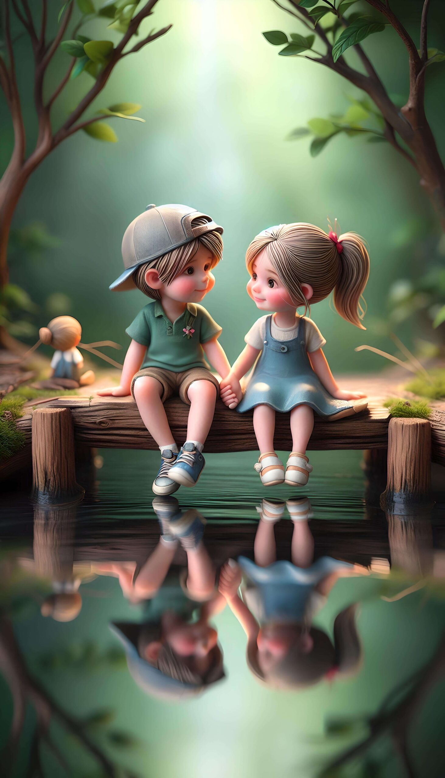 Reflections of Innocence Wallpaper