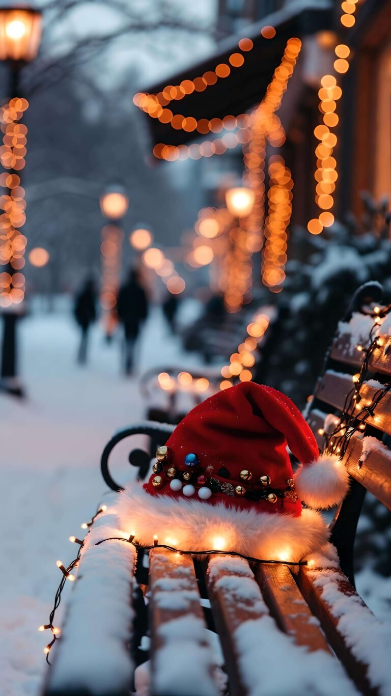 Santa’s Hat 2 Wallpaper