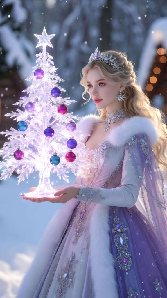 Snow light Sorceress 2 Wallpaper