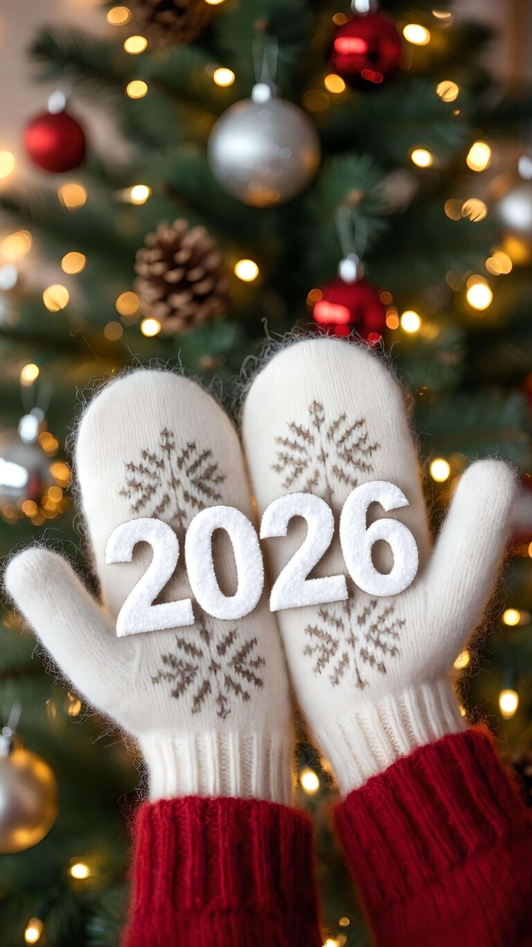 Snowy Welcome to 2026 Wallpaper