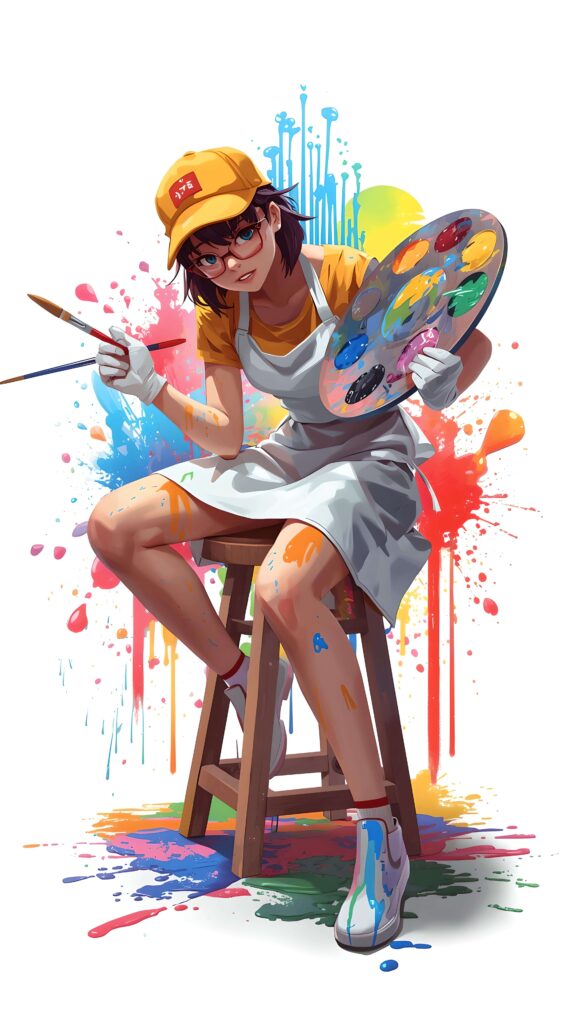 Splash of Creativity 2 Wallpaper