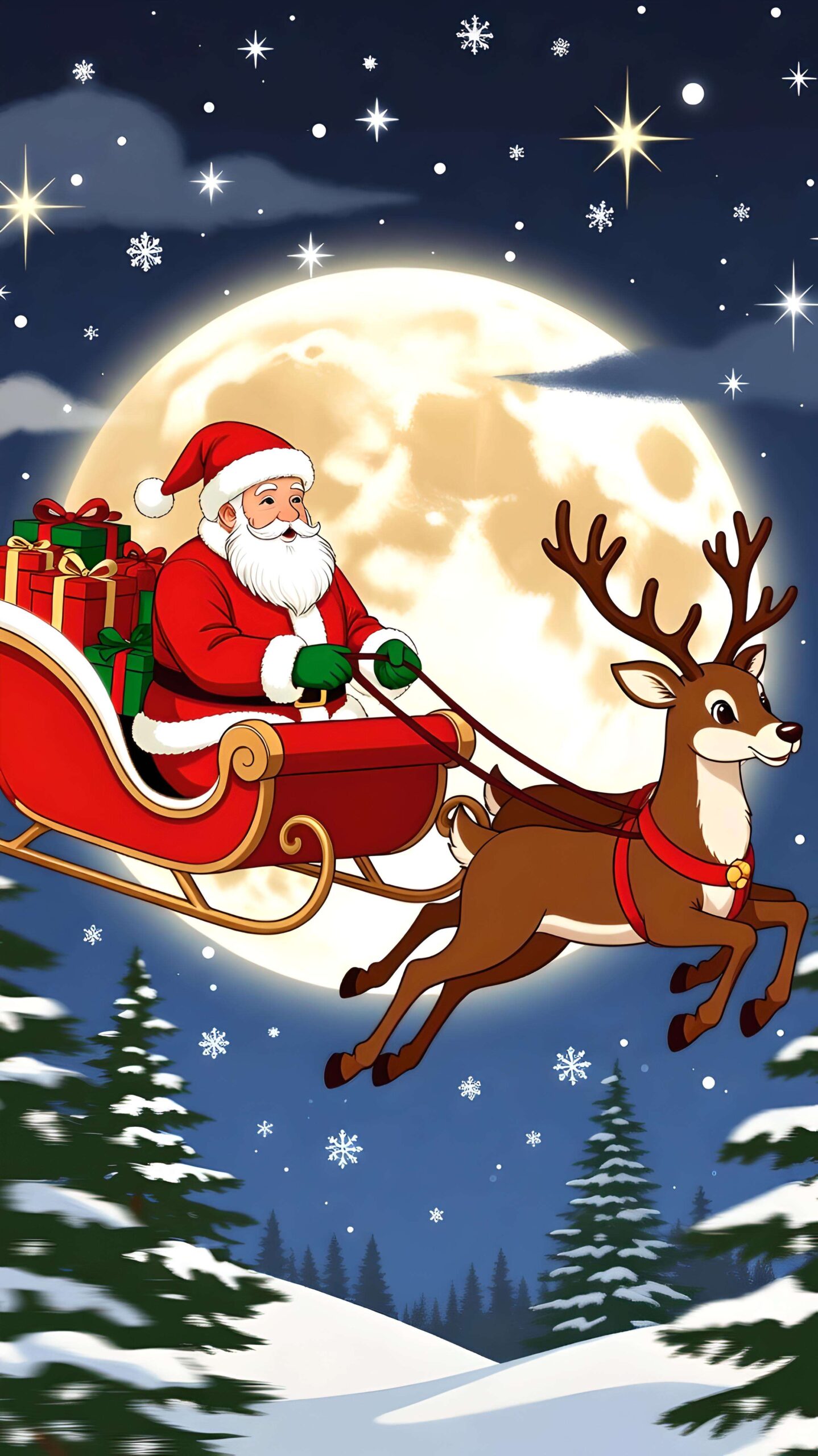 Starlit Journey Wallpaper