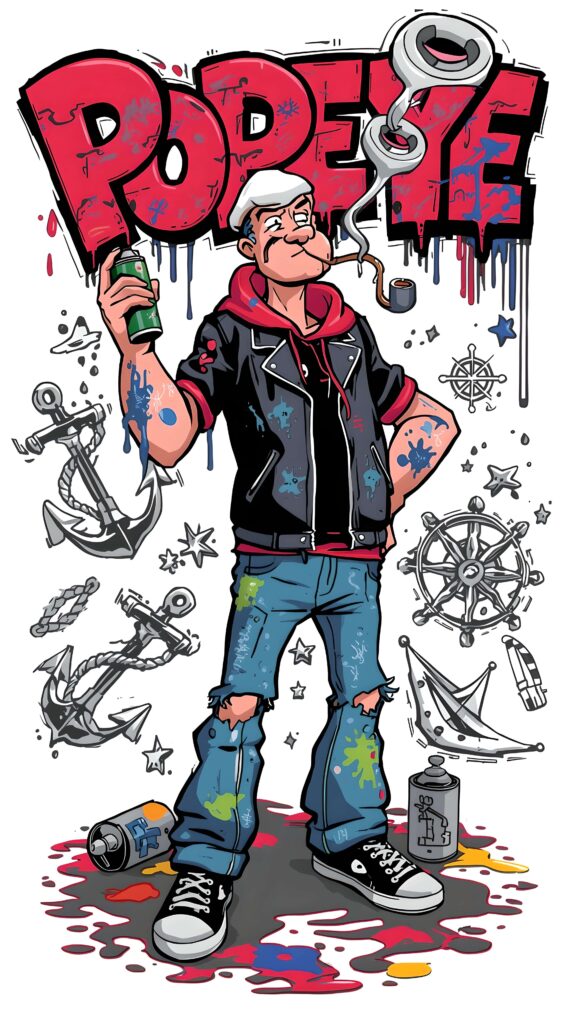 Street Artist Popeye 2 Wallpaper