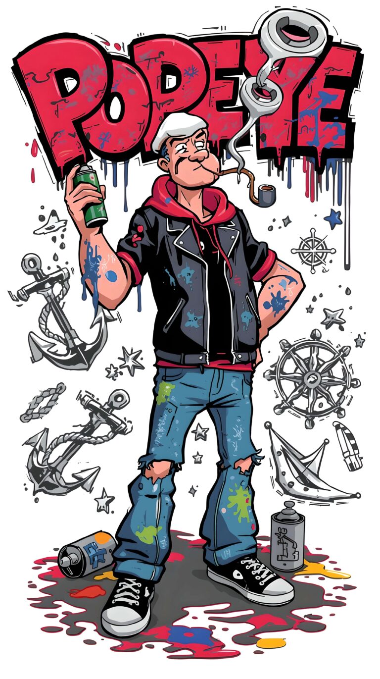 Street Artist Popeye 2 Wallpaper