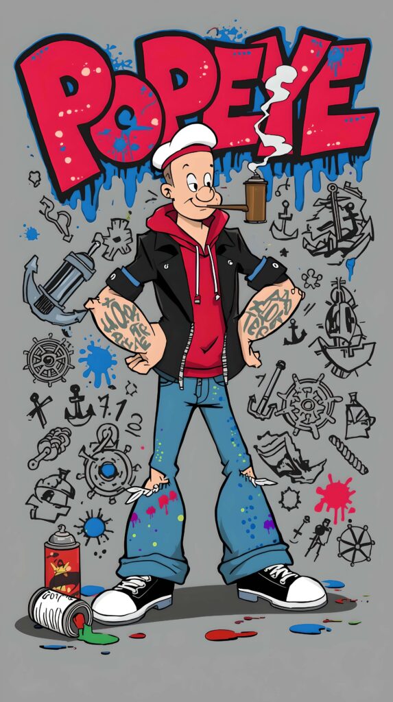 Street Artist Popeye Wallpaper