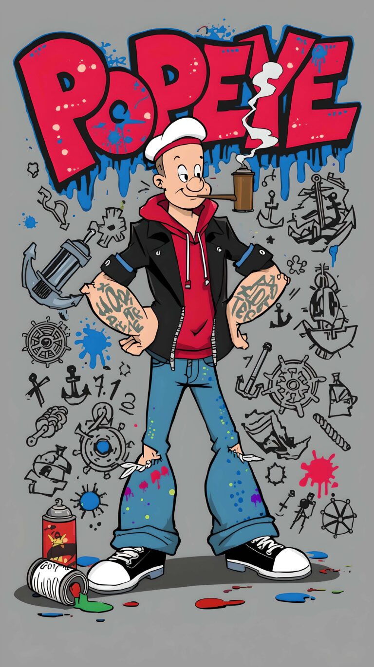 Street Artist Popeye Wallpaper