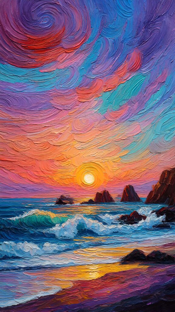 Sunset Symphony in Color 2 Wallpaper