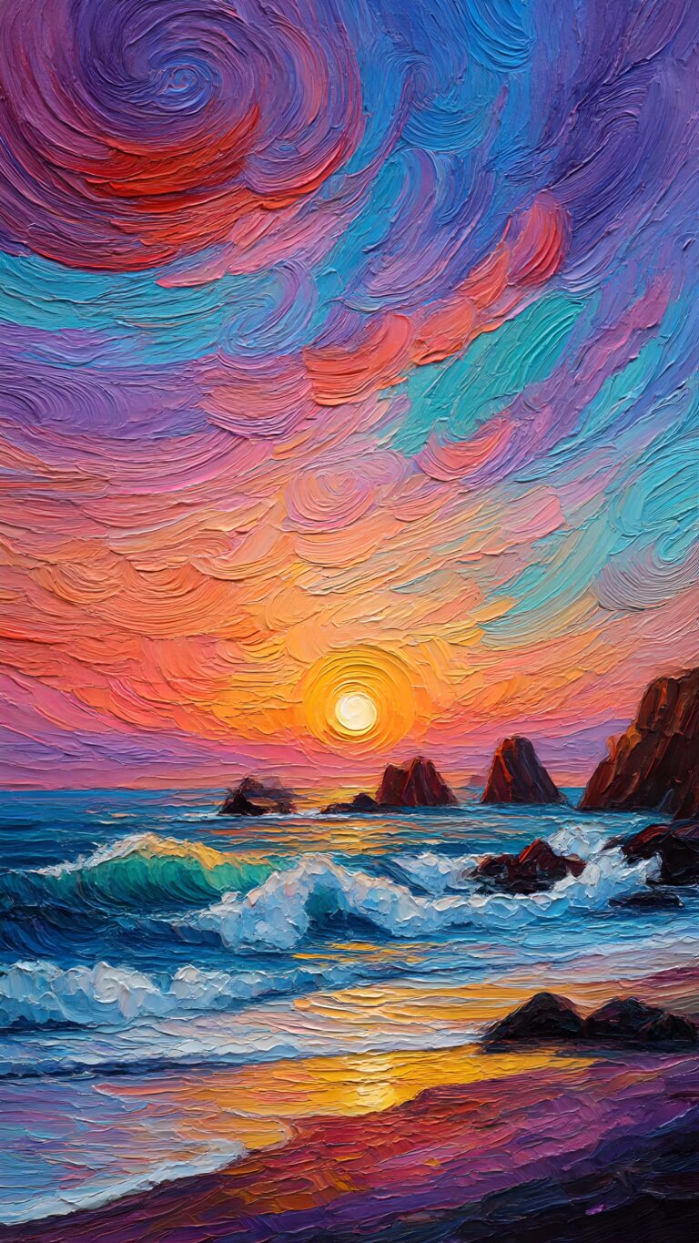 Sunset Symphony in Color 2 Wallpaper